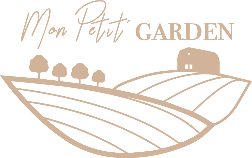Mon Petit Garden logo — Miami wedding venue and event space branding